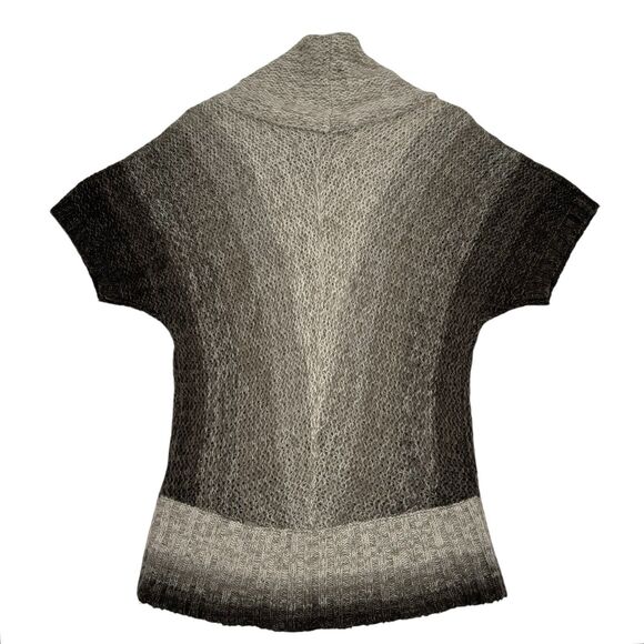 Fenn Wright Manson Women's Turtleneck Tunic Sweater M Gray Taupe Wool Blend Cozy - Picture 2 of 11